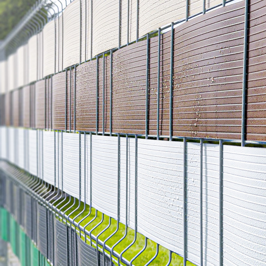 Taśma Ogrodzeniowa Quest® Lux  900 g/m2, 19cm brązowa RAL 8017