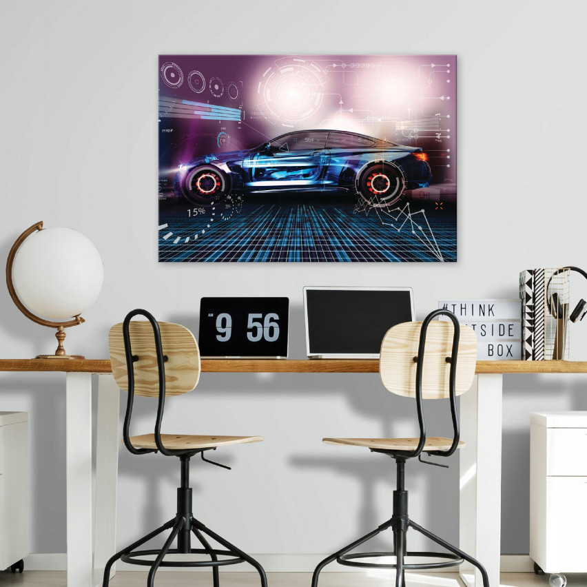 Obraz DO POKOJU DZIECKA Chłopca Auto Gracz 120x80