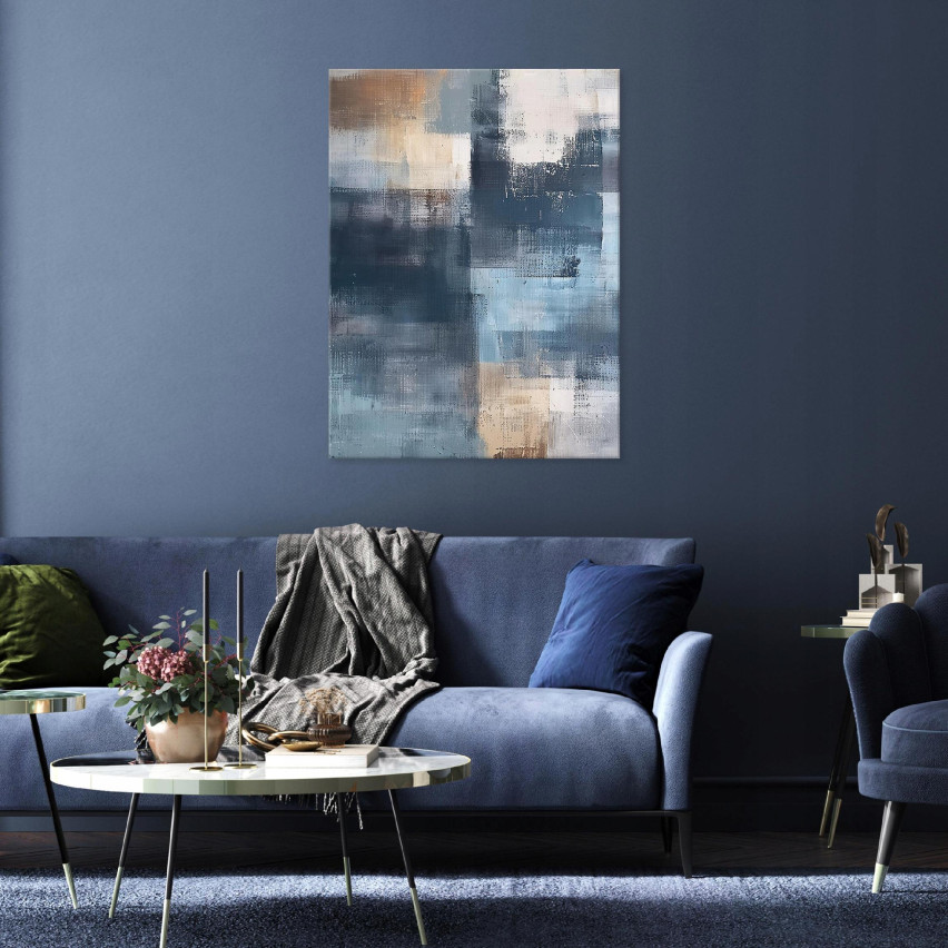 OBRAZ ABSTRAKCJA NOWOCZESNY NA PŁÓTNIE ŚCIANĘ DO SYPIALNI SALONU 60x40