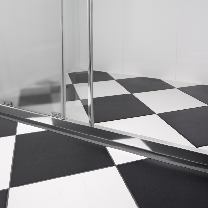 Listwa wykończeniowa samoprzylepna grafit PCV 