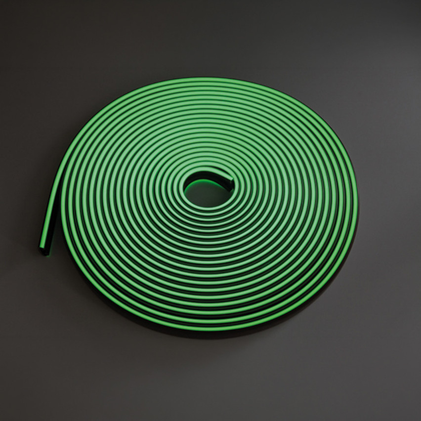 Profil poręczowy, poręczówka PCV Fotoluminescyjna 40x8x4 mm, listwa poręczowa, okładzina poręczowa, brąz, 1 m
