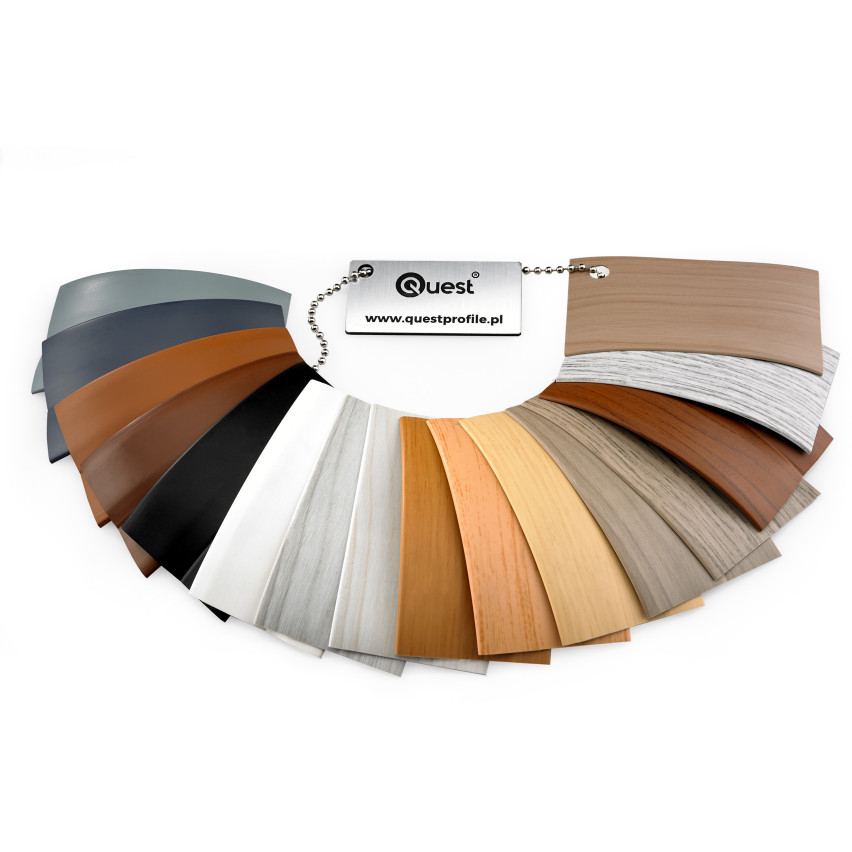 Listwa przypodłogowa PCV samoprzylepna 104, jesion ciemny, 32x23