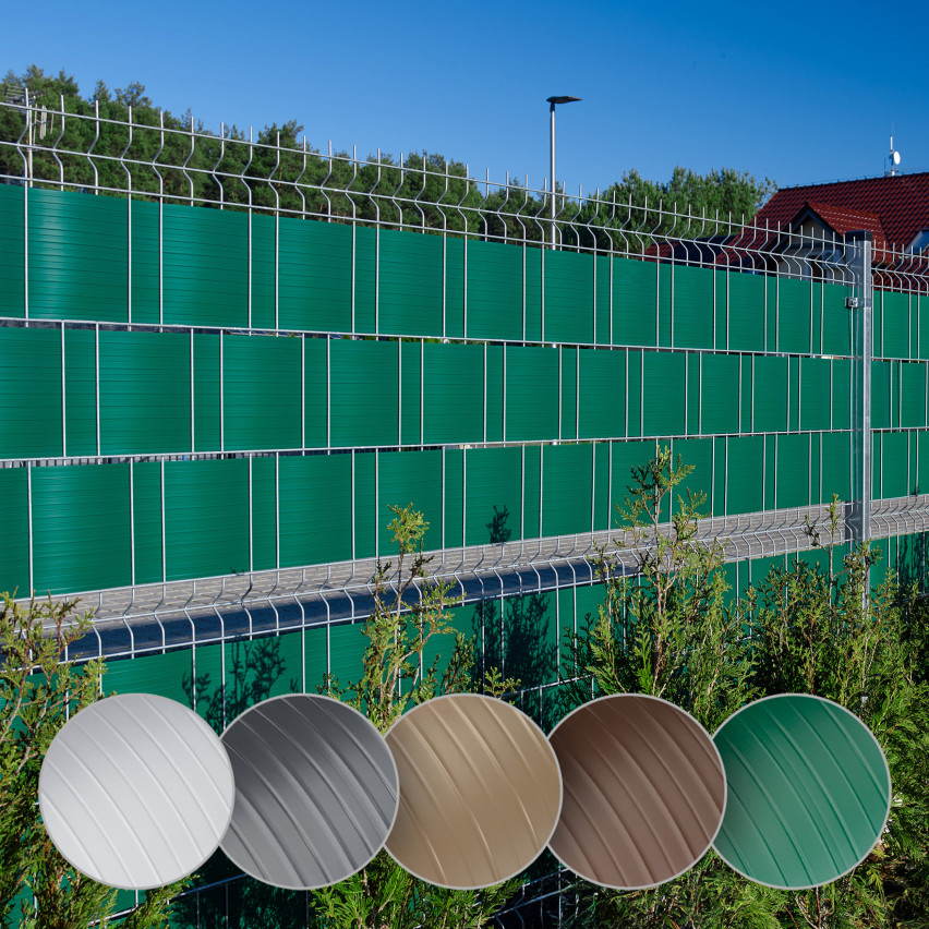 Taśma ogrodzeniowa PCV listwa do ogrodzeń panelowych premium, 900 g/m2, RAL7016, antracyt