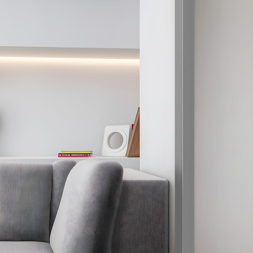 Kątownik twardy z klejem, jasnoniebieski