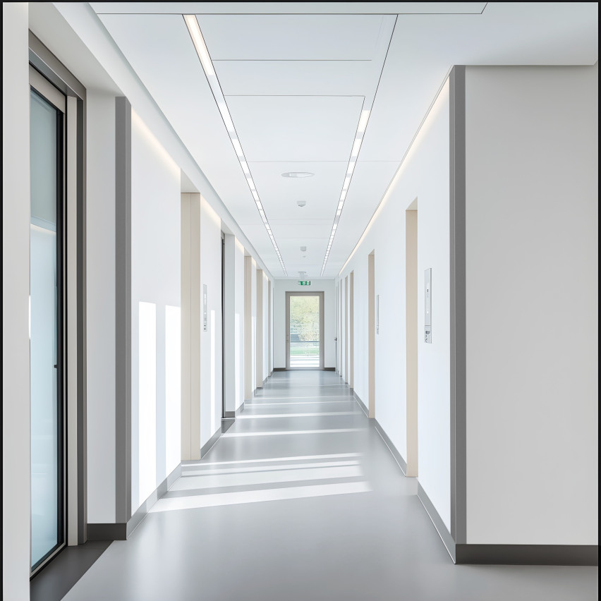 Kątownik twardy z klejem, jasnoniebieski