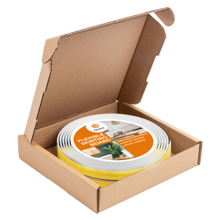 Listwa antypoślizgowa, ochronna, zabezpieczająca PCV 40mm, LAP2 biały, 5m