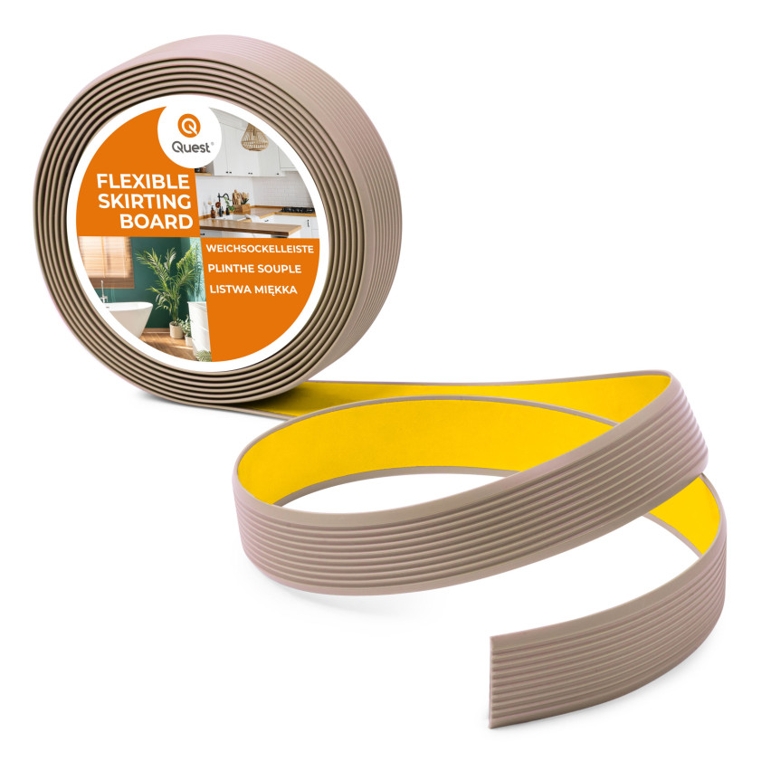 Listwa antypoślizgowa PVC samoprzylepna, rowkowana, LAP3, 35mm, 5m, beż