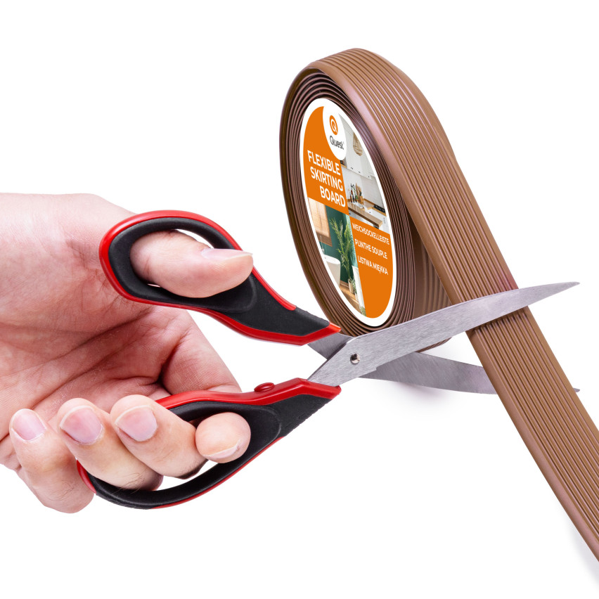 Listwa antypoślizgowa PVC samoprzylepna, rowkowana, LAP3, 35mm, 5m, brąz