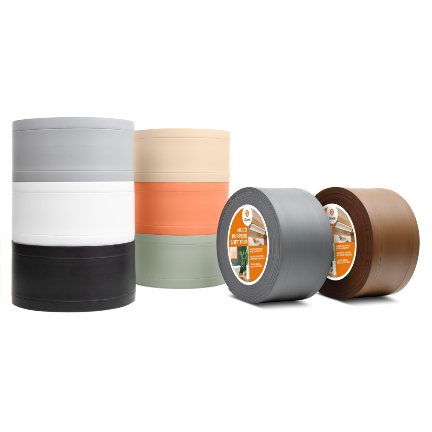 Listwa wielofunkcyjna z PCV 6w1 – samoprzylepny panel wykończeniowy,  jasnozielony