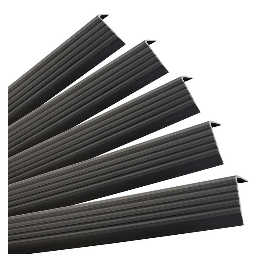 Profil schodowy antypoślizgowy samoprzylepny 40x25mm czarny, 100cm - Zestaw