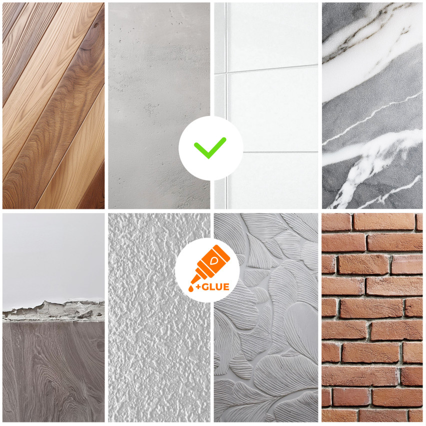 Listwa wielofunkcyjna z PCV 4in1 – samoprzylepny panel wykończeniowy, 120mm, biały