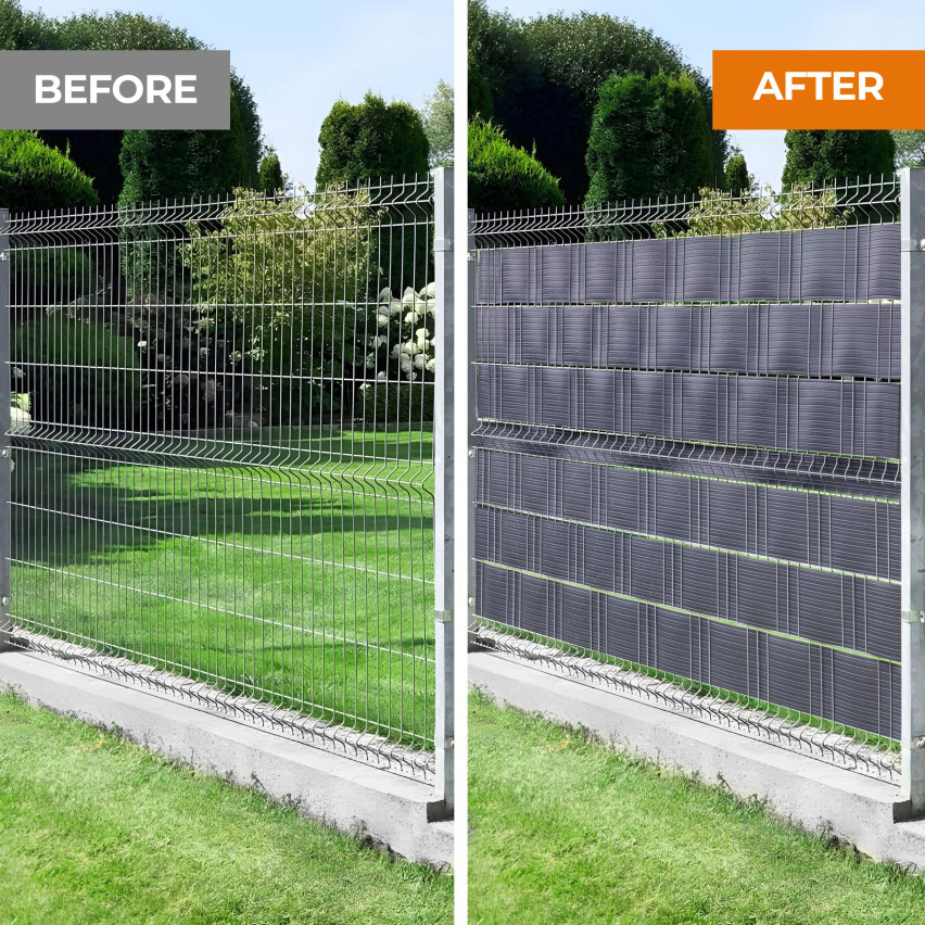 Taśma Ogrodzeniowa Quest® Lux  900 g/m2, 19cm Antracyt RAL7016, 26 m