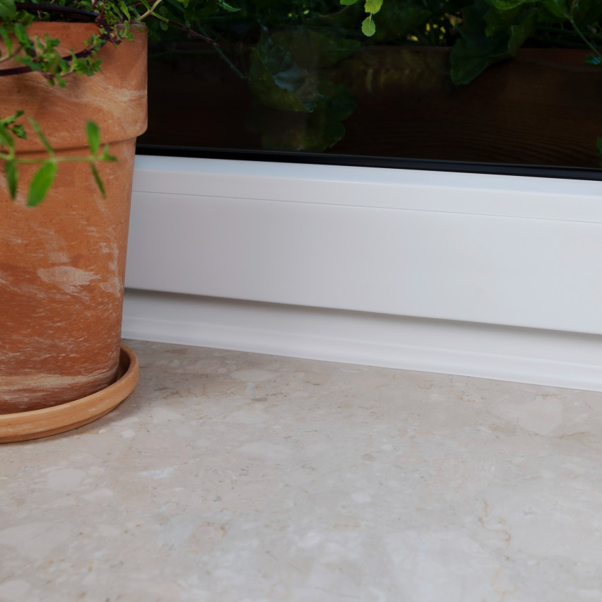 Listwa wykończeniowa samoprzylepna szary PCV 