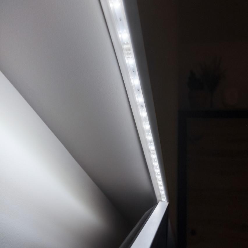 Listwa karniszowa czarna 2m