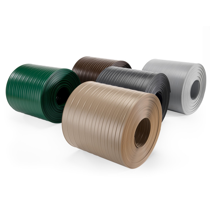 Taśma Ogrodzeniowa Quest® Lux  900 g/m2, 19cm Szara RAL 7040