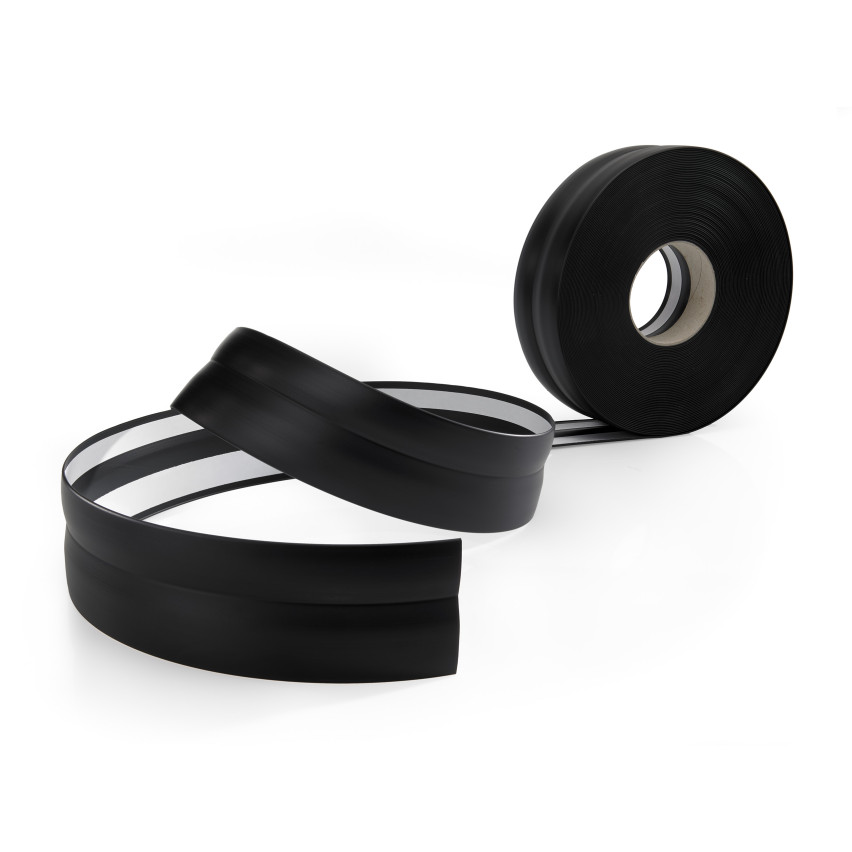 Listwa przypodłogowa PCV samoprzylepna 905, czarny, 32x23