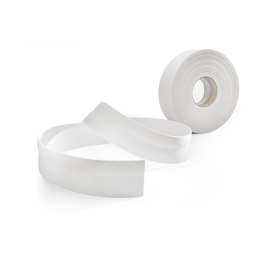 Listwa przypodłogowa PCV samoprzylepna 916, zgaszona biel, 32x23