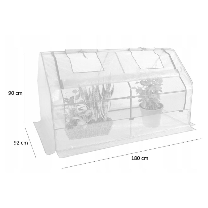Szklarnia ogrodowa tunel foliowa siatka rozsadnik