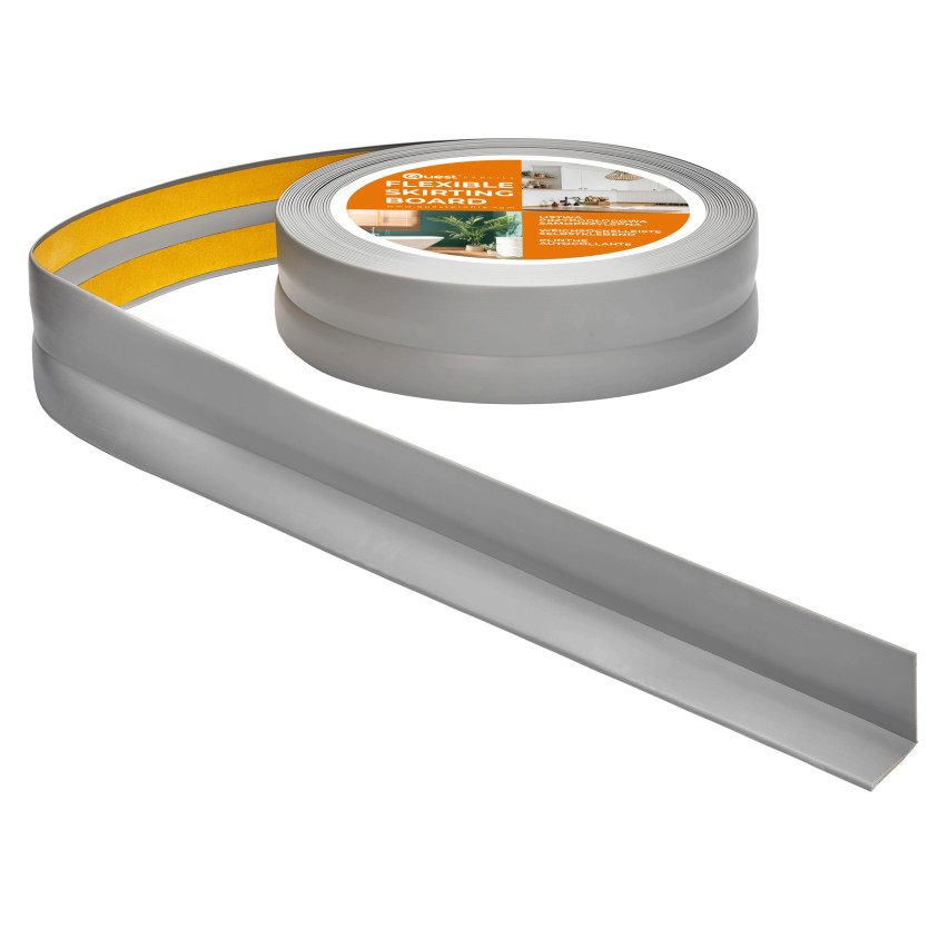 Listwa wykończeniowa samoprzylepna szary PCV 